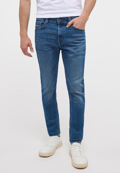 Mustang Men's Oregon Low Rise Relaxed Leg Slim Knit Jeans 1013712